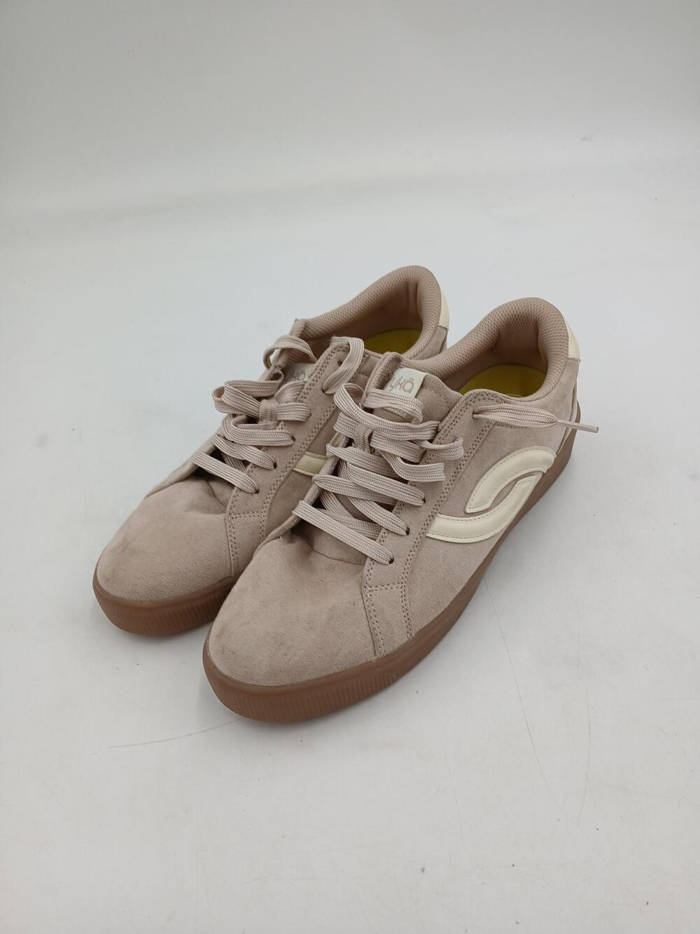 Ryka VIV NEXT Shoes Womens Size 11 Beige Fabric Low Top Casual Walking Sneakers
